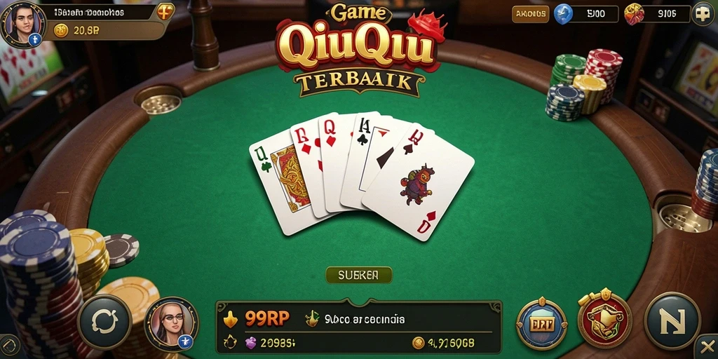 Tampilan gameplay QiuQiu yang seru dan menegangkan di 99RP.