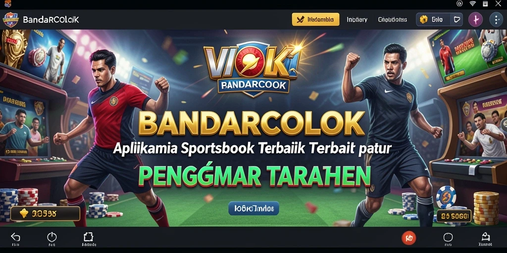 Tampilan gameplay dari aplikasi Sportsbook BANDARCOLOK dengan taruhan langsung.