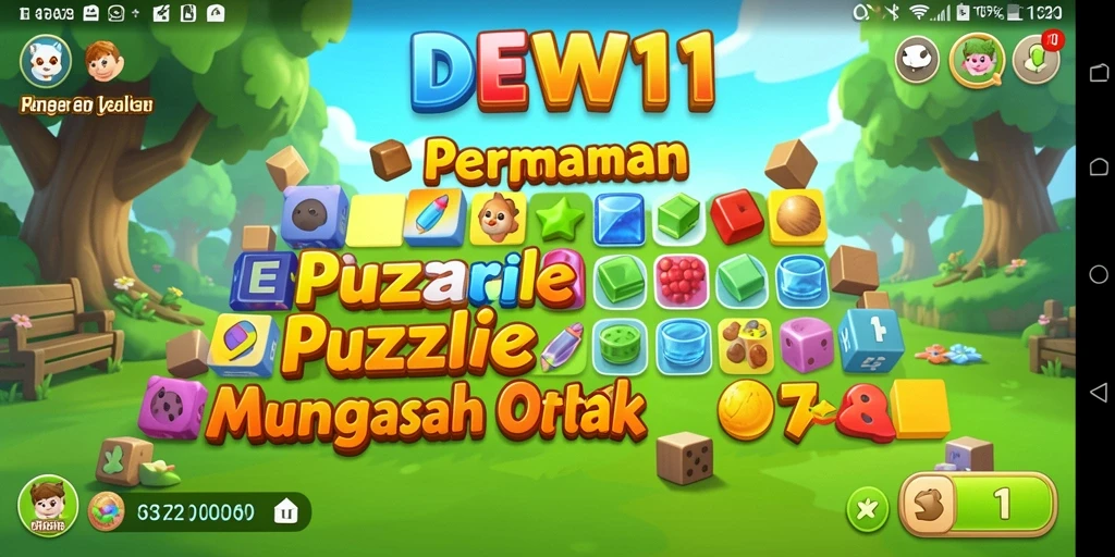Tampilan gameplay DEWI11 dengan tantangan puzzle yang mengasyikkan.