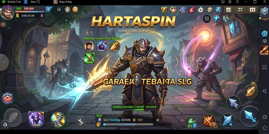 Tampilan menarik dari gameplay HARTASPIN yang penuh strategi.