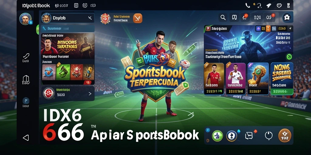 Tangkapan layar IDX66 menunjukkan antarmuka pengguna dalam permainan Sportsbook.