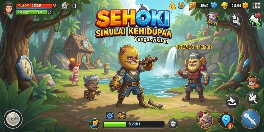 Tampilan grafis menarik dari gameplay SEHOKI yang mengasyikkan.