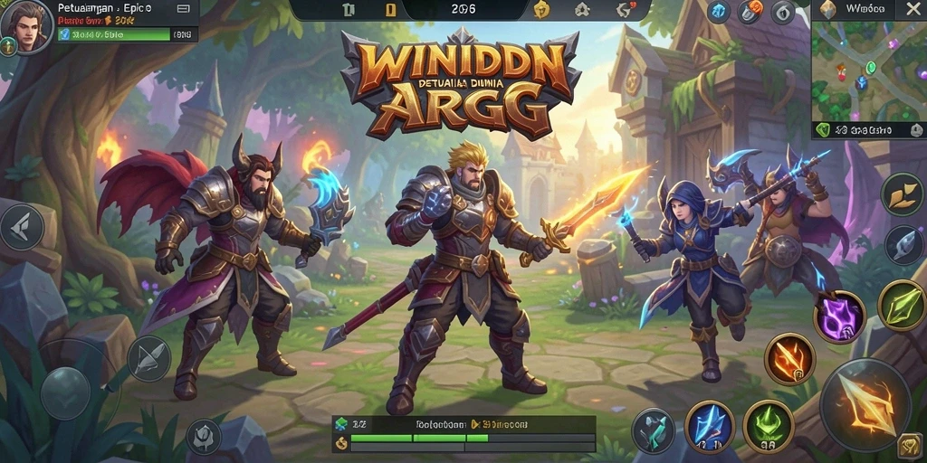 Tampilan gameplay menarik dari game ARPG WINIDN.